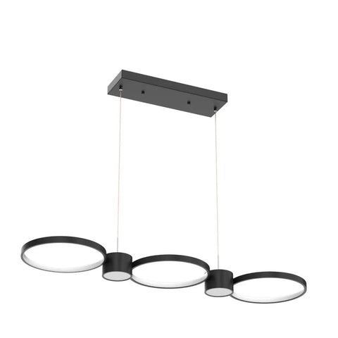 Dimmable 54W LED Chandelier With Remote Control, Modern Pendant Light Fixture For Kitchen Island And Dining Table, Adjustable 3000K To 6000K Color Temp, High Brightness, Energy Efficient, 30,000 Hour Lifespan