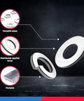 Stainless steel lock and flat washer set, 350 pcs, 12 sizes, for home improvement, Amazon