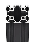 Close-up of 4 Pack V Slot 4040 Pro Grade Aluminum Extrusion Profile, showing black anodized linear rail for CNC DIY projects and 3D printers.