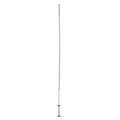 24-inch flexible grabber tool with free-moving plunger for retrieving small parts in tight spaces.