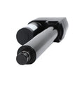 Close-up of Rock Solid Electric Linear Actuator Motor showcasing durable metal construction for smooth push and pull action.