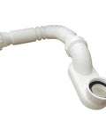 Flexible Rubber Drain Trap With G1-1/2 Threaded Ends For Bathtub Drain Applications And Straightforward Integration, compact design