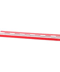 Adjustable Door Hinges Set With Transparent Piano Hinge And Double Sided Tape Two Pack Quiet Squeak Free Close in durable plastic