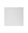 Rock Solid Abs Plastic Square Access Panel Door For Plumbing Walls, Heavy Duty Hinged Maintenance Cover, 245mm white design.