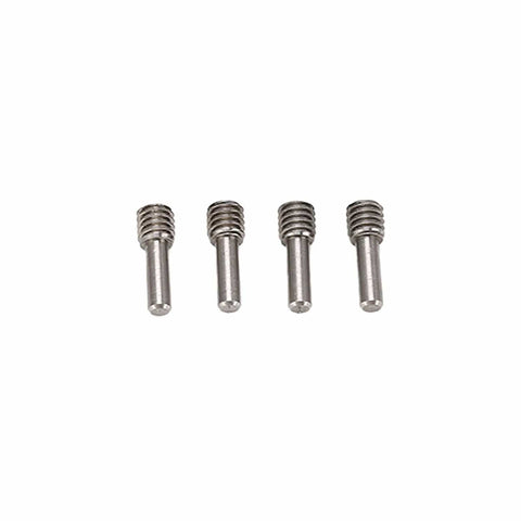 Beefy Stainless Steel RC Drive Shaft M4 2 Pack For 1/10 Scale Crawlers With Universal Six Tooth Spline Brass Ball End 91mm