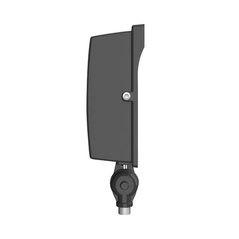Side view of 80W LED Outdoor Flood Light With Field Adjustable Color Temperature 3000K 4000K 5000K, 120-277V, IP65.