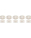 5 Pack ABS Door Roller Catch Kit For Cabinets Cupboards And Closets With Spring Loaded Roller For Smooth Opens And Secure Closures