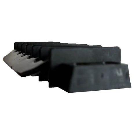Heavy Duty Marine 12 Gang Bus Bar With Premium Nickel Plated Brass Terminals Rated At 35 Amps And 600 Volts Handles 10 Through 18 Awg Wiring Built Like A Brick For Boat Setups Arrives In Sleek Black side view with clean black finish