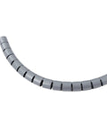 Close-up of spiral cable wrap for cable management protector cover 32mm diameter 30m long easy install for home theater office setup