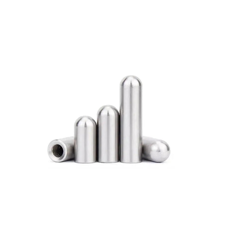 304 Stainless Steel Internal Thread Dowel Pin For Precise Machinery Parts And Secure Component Alignment With Round Head Design And Corrosion Resistant Built In Various Sizes From M3 To M6 Plus Lengths Up To 50mm.