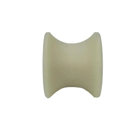 Heavy Duty U Groove Gate Wheels With Double Bearings Buttery Smooth Nylon Track Rollers showing durable nylon roller design.