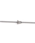 Beefy Ball Screw SFU1605 With Flange Single Ball Nut RM1605 End Machined For CNC Machines 600mm Travel Smooth Low Friction