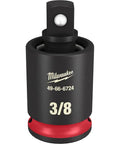 Shockwave Impact Duty Three Eighths Inch Drive Socket Built Tough With Forged Impact Steel 6 Point Design For High Torque Wear Resistant Markings