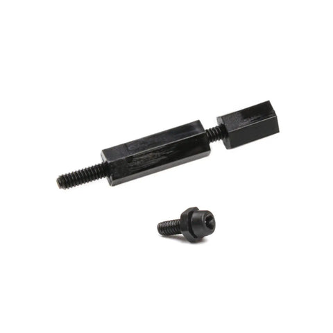 180 Piece M2 Nylon Standoff Kit Male To Female Spacers 6 To 20mm Dark Nylon Standoff Spacer Set All In One Ready To Use For DIY Electronics And Robotics, black male-female standoff spacers
