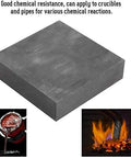 Premium Graphite Electrode Plates Pack Of 15 In 2 By 0.8 By 0.12 Inches With 99.9 Percent Purity For EDM Electrolysis Molds Heaters