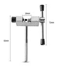 Bike Chain Breaker Remover Tool For Easy Chain Removal And Installation Stainless Steel Chain Splitter Cutter, dimensions shown