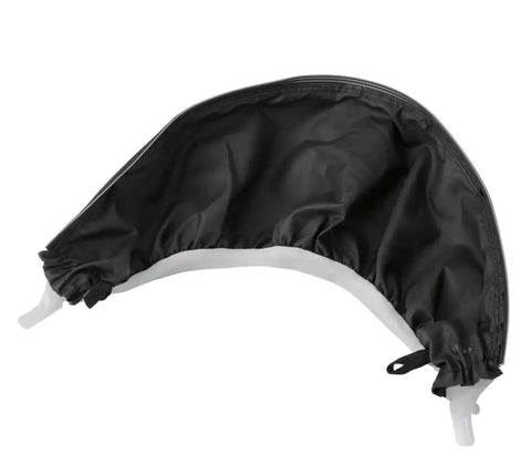 Flame Resistant Face Seal M-937 for Versaflo M-100 and M-300 Series, Pack of 5, Black, Polyester Construction shown in folded state
