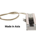 Universal Gas Range Oven Igniter Replacement for Major Brands Like GE Electrolux Whirlpool and More UL Listed Ceramic Wire Nut Set Included Easy Plug And Play Install Durable Gray Igniter