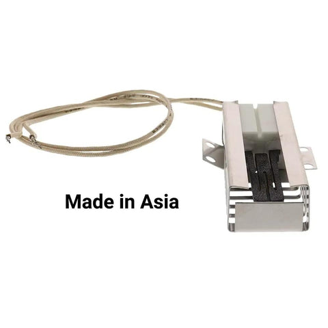 Universal Gas Range Oven Igniter Replacement for Major Brands Like GE Electrolux Whirlpool and More UL Listed Ceramic Wire Nut Set Included Easy Plug And Play Install Durable Gray Igniter