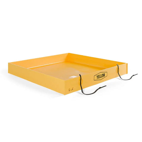 Heavy Duty Secondary Containment Berm 4ft By 4ft By 6in With Thick PVC Spill Containment Tray for oil lab mining concrete spills