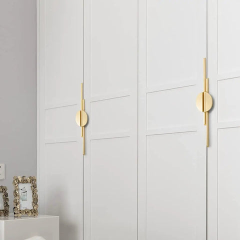 Top Tier Slick Round Cabinet Door Handle And Kitchen Drawer Pull With Heavy Duty Gold Grey Zinc Alloy For Rooms And Closets No Fuss Install Comes With Matching Hardware Pieces on white cabinet doors.