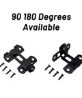 Two Pack Barn Door Lock Set With 180 Degree Flip Latch And Stainless Steel Screws For Bathroom Garden Garage And Outdoor Doors
