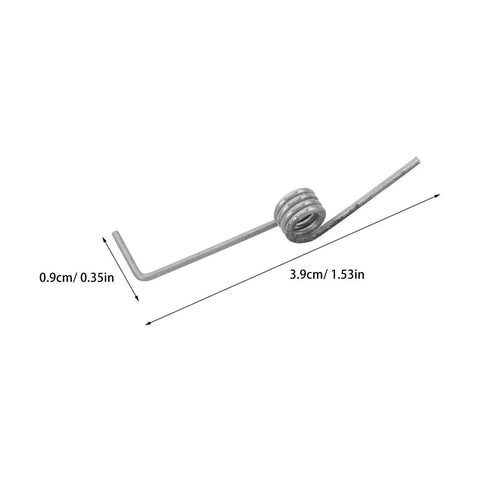 Top Toss Stainless Torsion Spring Kit With 4 Coil Design And Heavy Duty Build For Trash Can Lid Replacement Makes Your Bin Snap Back Smooth Every Single Time So It Aint Rusty Or Flimsy, stainless steel 3.9cm spring