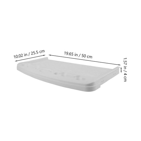 Pull Out Keyboard Tray Under Desk Smooth Glide Setup For Home Office Ergonomic Abs Platform dimensions 19.65x10.02 inches for typing comfort.