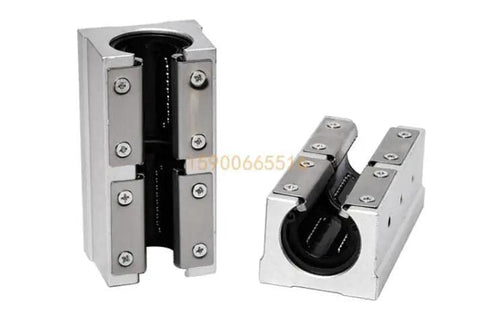 Rock Solid Aluminum Block Linear Motion Bearing Slide For 12mm SBR Track And 12mm Linear Guide Rail Compatibility SBR12UU Compatible