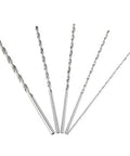 Five Piece Extra Long High Speed Steel Drill Bit Set With Long Shank For Wood Plastic Aluminum And Composite Materials HSS Twist Drill Bits