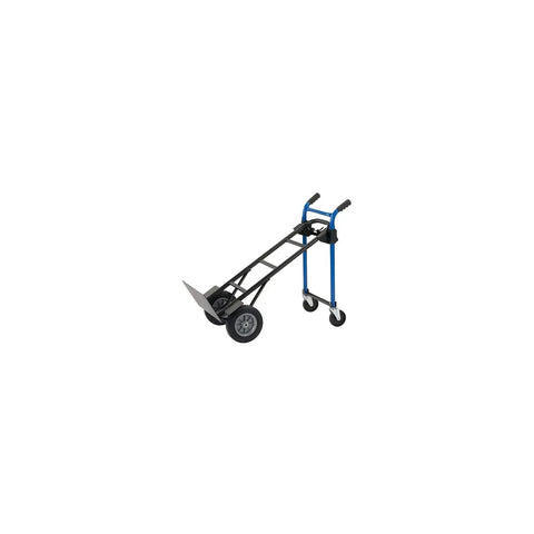 Four In One Convertible Hand Truck With 800 Pound Capacity Heavy Duty Steel Dolly Cart Adjustable Handle And Solid Rubber Wheels Built
