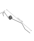 Cool 6pcs Black Torsion Springs For Trash Can Lid Replacements That Fix Your 100 Liter Garbage Bin And Bring The Lid Back Fast With Ease. black torsion spring, 10.9cm long, for trash can lid