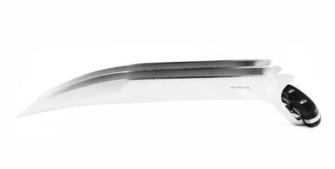 Stainless Steel Wolverine Claw Cosplay Props Set For Adults With Three Realistic Claws Each 9.45 Inches Long And 0.83 Inches Wide Durable Costume