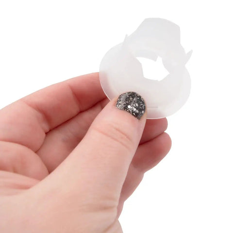 Person holding AP13450-3 cap plug, part of the Water Heater Flammable Vapor Sensor Kit No Guesswork For Quick, Reliable Vapor Detection And Safe, Easy Operation Includes AP13450-3 Cap Plug And AP14446 6 Inch Wire Tie Helps You Confirm The Right Sensor By Serial Number