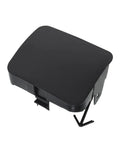 Two Piece Set Front Left And Right Bumper Tow Hook Eye Cover Caps Black Replacement For 2006 2007 RAV4 Direct Fit ABS Plastic
