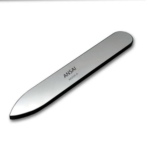 Ultra Fine Polishing Files Set For Scale Models, Glass Polishing Tools 8000 10000, single file shown, rounded edge, reflects light