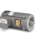 2 HP 1755 RPM 3-Phase 575V TEFC general purpose motor with 145TC frame and C-face flange, footless mount for pumps and conveyors