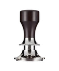 Top Tier 51mm Stainless Steel Coffee Tamper With Adjustable Calibration And Anti Deviation Base For Consistent Espresso Compaction, shown from the front.
