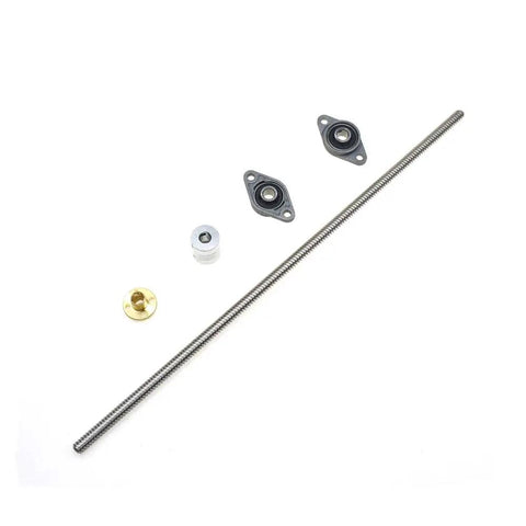 Eight Millimeter Lead Screw Vertical And Horizontal Kit With Nut Bearing For CNC And 3D Printers KFL08 KP08 100mm Horizontal Assembly