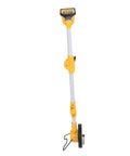 Tbest Digital Display Measuring Wheel 93cm Length, yellow and silver, with digital display, ideal for accurate measurements.