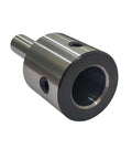 Annular cutter holder, side view, 1/2 in shank, tool steel, lock screw