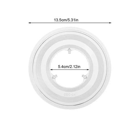 Three Pack Bike Spoke Protector Guard Set For Rear Wheel Made From Lightweight ABS Plastic, transparent round guard with dimensions