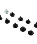 Assorted plastic fastener clips from Go To Plastic Fastener Clips Kit With Nylon Rivets 100 Pieces For Trunk Bumper Door Panels