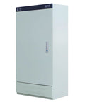 Heavy Duty Beefy Cold Rolled Steel Floor Standing Electrical Enclosure Lockable Outdoor Cabinet IP30 Weatherproof and Dustproof Electrical Box for Industrial, Commercial, or Home Use front view