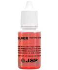 Waytest silver testing solution bottle with red liquid and dropper cap