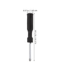 RoadReady HeavyDuty Rubber Tire Repair Plugs QuickFix Kit With BuiltIn Screwdriver, compact screwdriver measuring 4.21 in.