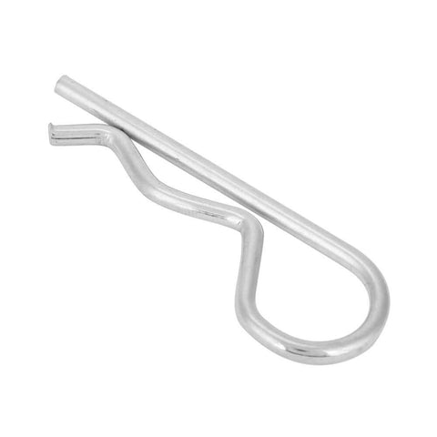 Galvanized Iron Cotter Pins Set of 10 B Type Zinc Plated Retaining Pins Spring Clips Hair Pin for Automotive Machinery and DIY Projects 3.5 by 75mm Durable Easy to Install