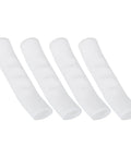 Four white bike brake lever silicone sleeves 2 pack anti slip cover for mountain and road bikes bicycle brake lever protector grips accessory