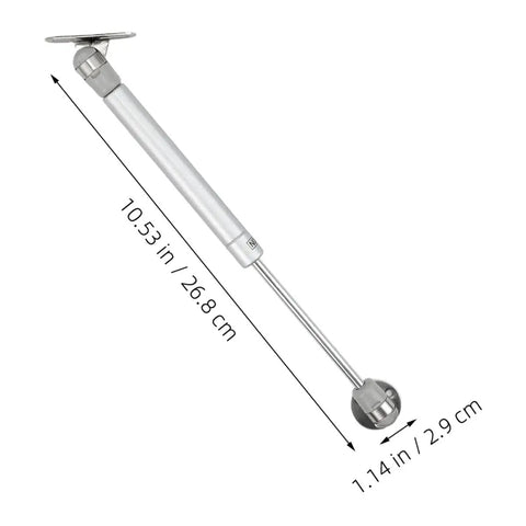Ultra Sturdy Hydraulic Gas Spring Hinges For Cabinets And Lids With Soft Close Heavy Duty Kitchen Door Struts 10.53in length