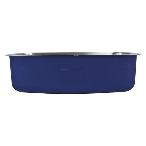 Side view of Meridian Undermount Single Bowl 16 Gauge Stainless Steel Kitchen Sink 32 By 18 By 9 Inches Brushed Finish With Superior Undercoating